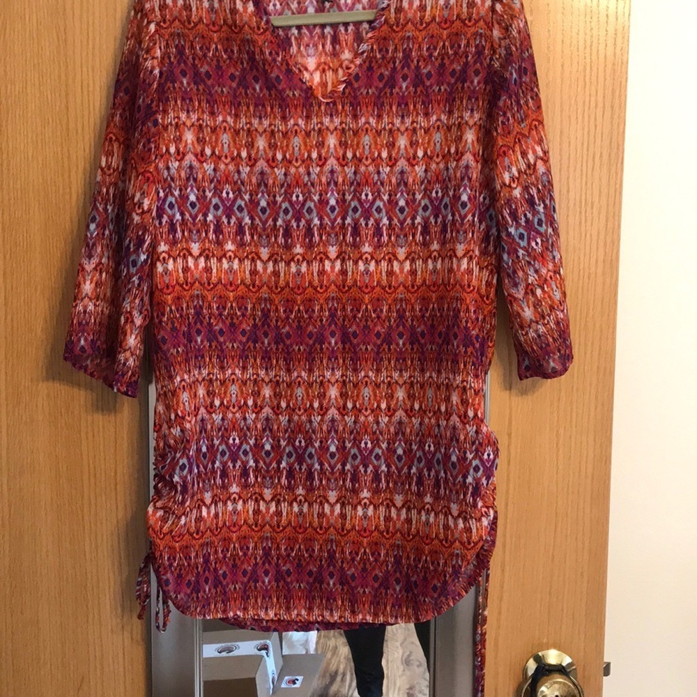 Porto Cruz bathing suit coverup tunic size M